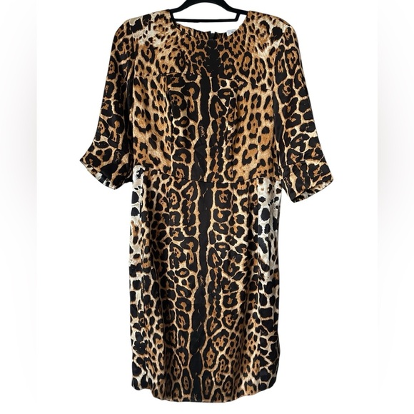 Yves Saint Laurent Dresses & Skirts - Yves Saint Laurent Leopard Print Dress size 12